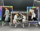 LOT of (3) Aaron Judge Parallel Cards Bowman Mojo / Topps Diamante Foil Yankees