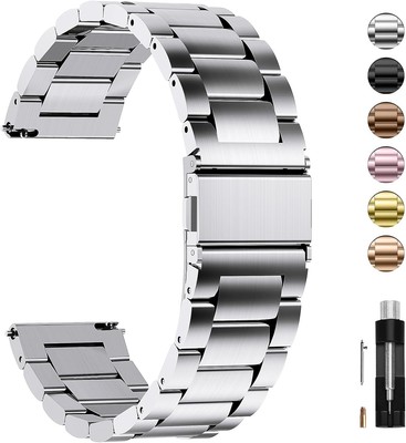 22mm Stainless Steel Strap Compatible with Quick Release Watch Models