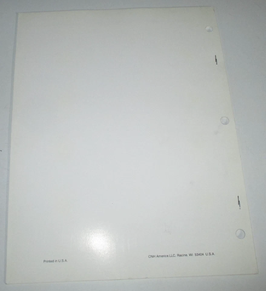 Case IH TLX (72" & 80") Heavy Duty Tiller Operators Manual 87043085 ORIGINAL! - Image 3 of 3