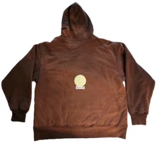 Stillz x Bad Bunny Brown Hoodie Adult XL Heavy Designer Sweater 