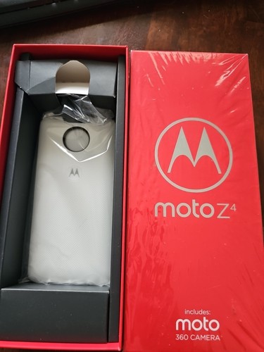 Motorola Moto Mods 360 Caméra Vidéo 4K (89596N MD100S) pour Téléphones Moto Z - Blanc