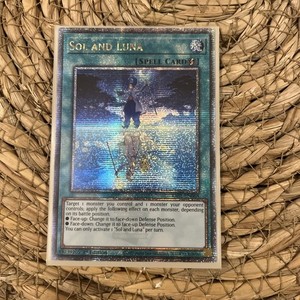 Sol and Luna RA02-EN068 Quarter Century Secret Rare 1st Edition