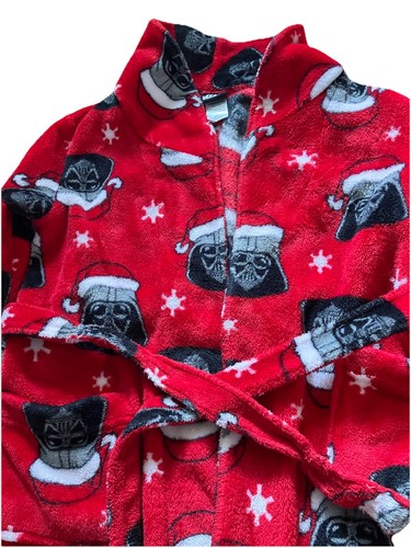 Star Wars Belted Robe Kids Size 8 Boys Santa Darth Vader Flame Resistant - Picture 3 of 7