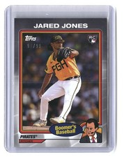 Jared Jones #/99 2024 Topps x Chris Berman: Boomer's Baseball Silver
