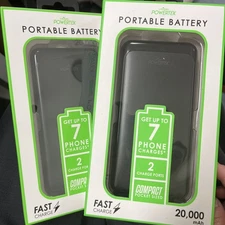 Liquipel Powertek Compact Portable Charger - Battery Bank 10,000 mAh - Micro USB