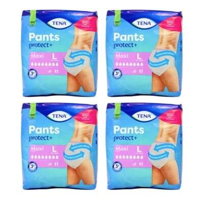 32 piezas Tena Pants Protect+ Maxi controla olores unisex L - Imagen 1 de 4