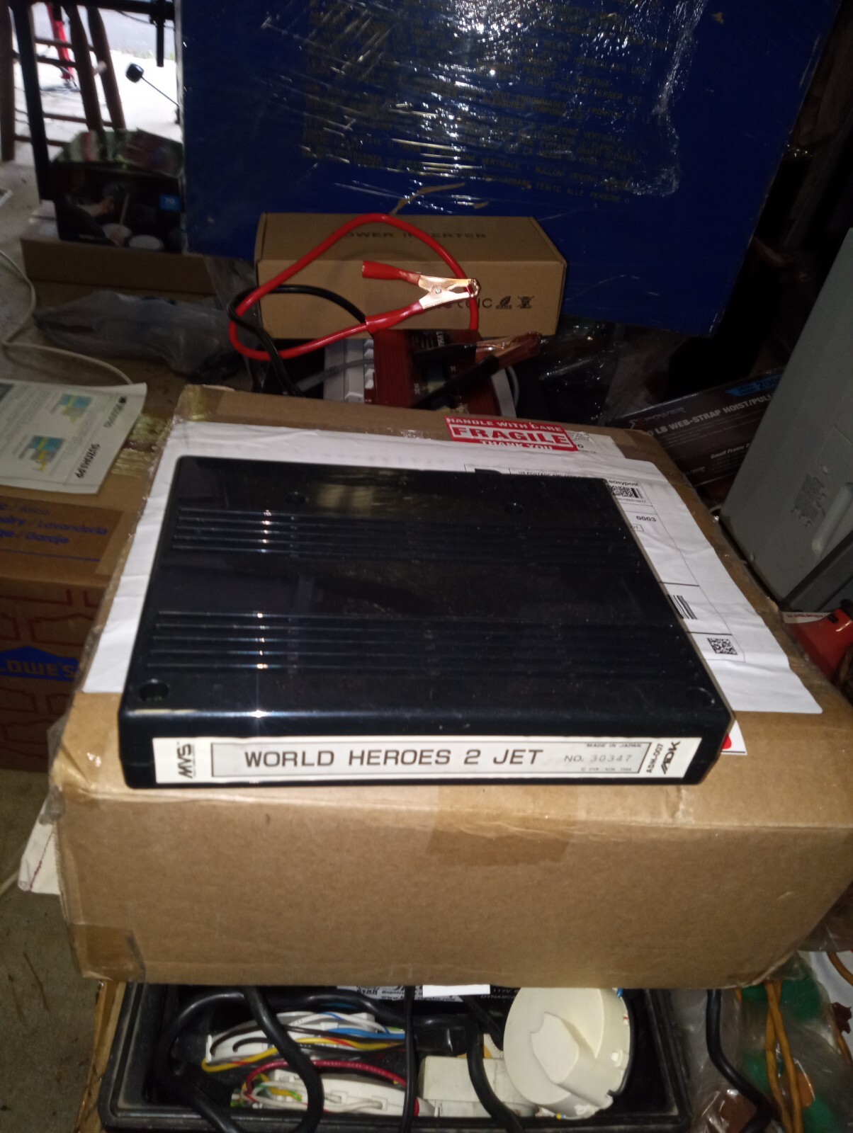 world heroes jet 2 neo geo cartridge works good