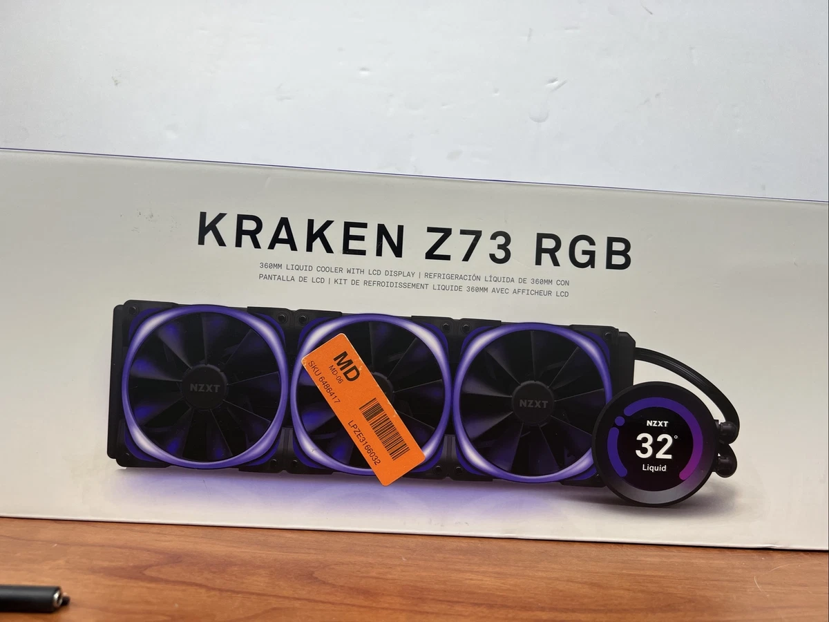 NZXT Kraken Z73 360mm Liquid Cooler with LCD Display LGA 1700