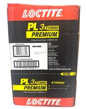 Loctite PL Premium 3X Stronger Polyurethane Construction Adhesive Tan Case of 12
