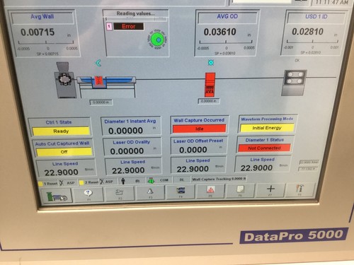 BETA LaserMike DataPro 5000e-22 DN 15" Touch Screen Thickness Gauge Controller - Picture 4 of 8