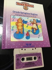 Vintage Book/Tape Teddy Ruxpin Grundy Springtime Singtime-1985
