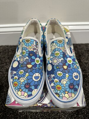 Murakami × Vans Slip-On LX Silver Flower 村上隆×Vans クラシックスリッポン LX 「シルバーフラワー」 VN
