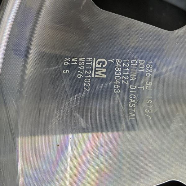 REAR GMC CHEVY Sierra Silverado 3500 OEM Wheel 18” 24 Polished Rim 