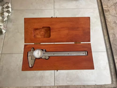 Vintage Kanon 6" Dial Caliper (Used) and calibrated/ Hardened Stainless Steel 