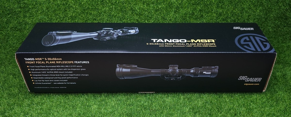 Sig Sauer TANGO-MSR 5-30x56mm FFP Riflescope MOA Milling 2.0