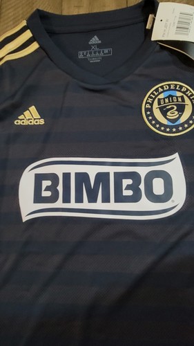 Philadelphia Union Adidas Home 18/19 Jersey Woman Size X- Large New With Tags - Picture 4 of 9