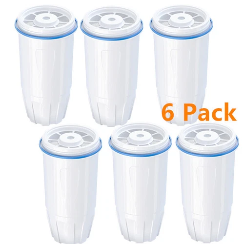 6x Water Filter Replacement for Zero Water ZR-017, ZR-001 Pitcher Water Filter