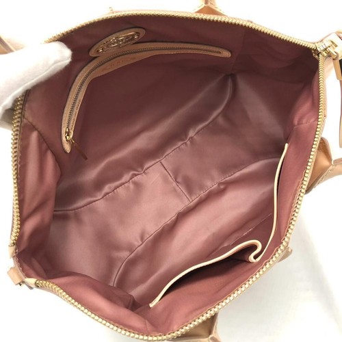Tod's D Styling Handbag Tote Leather Pink Beige Women's Made in Italy - Picture 7 of 24