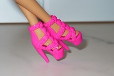 Barbie Doll Shoes  Fashionistas  Fashion Fever  PINK STRAPPY HIGH HEELS