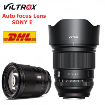 Viltrox 75mm F1.2 E APS-C Auto Focus Large Aperture Lens for Sony E-mount Camera