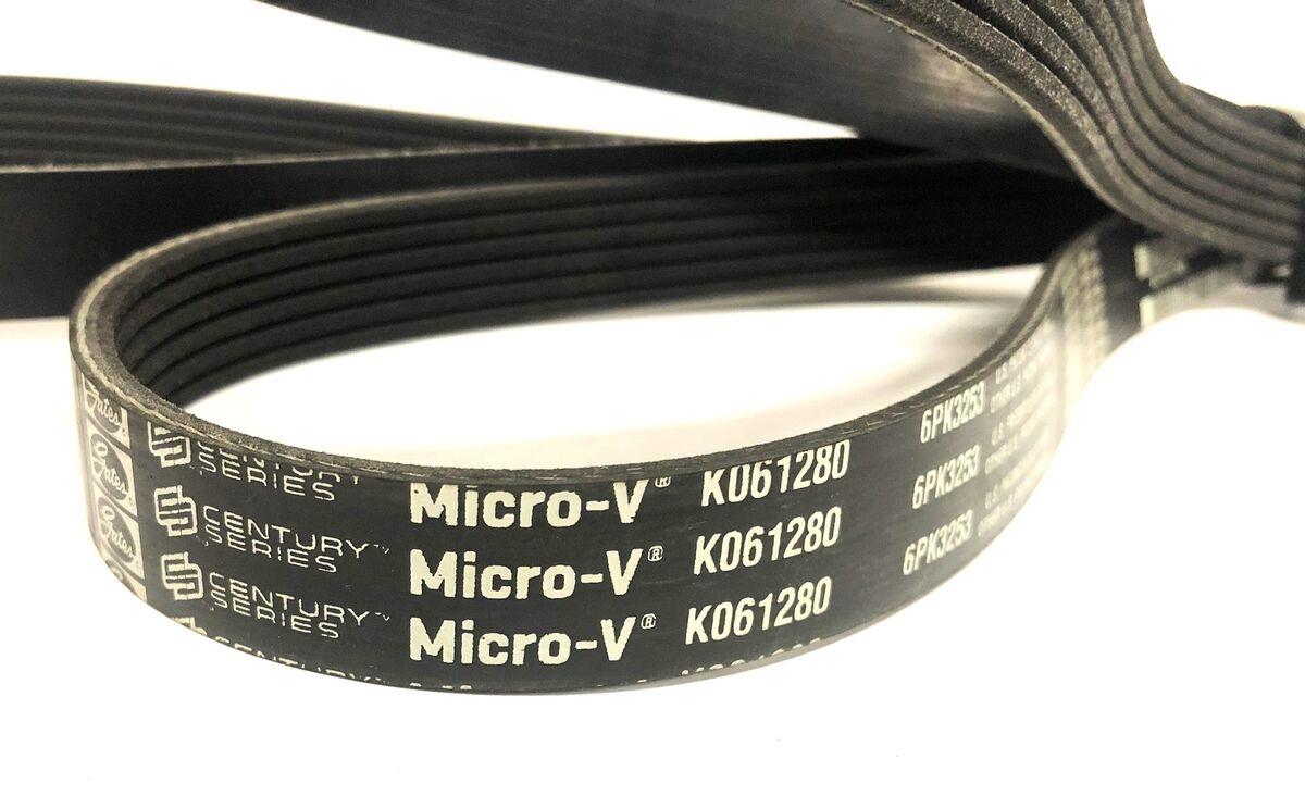 Gates Century Series 6 Groove Serpentine Belt K061280 Gates Century Series 6 Groove Serpentine Belt K061280