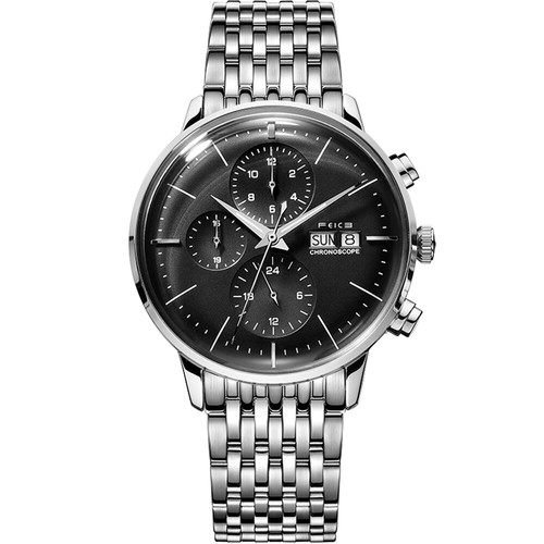 Mens Automatic Mechanical Watch Bauhaus Date Stainless Steel Luminous Waterproof - Picture 12 of 13