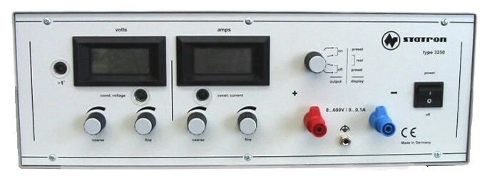 Statron 3250.0 lab power supply with adjustable voltage 0 - 18V/DC, 0 - 10A - Image 2 of 4