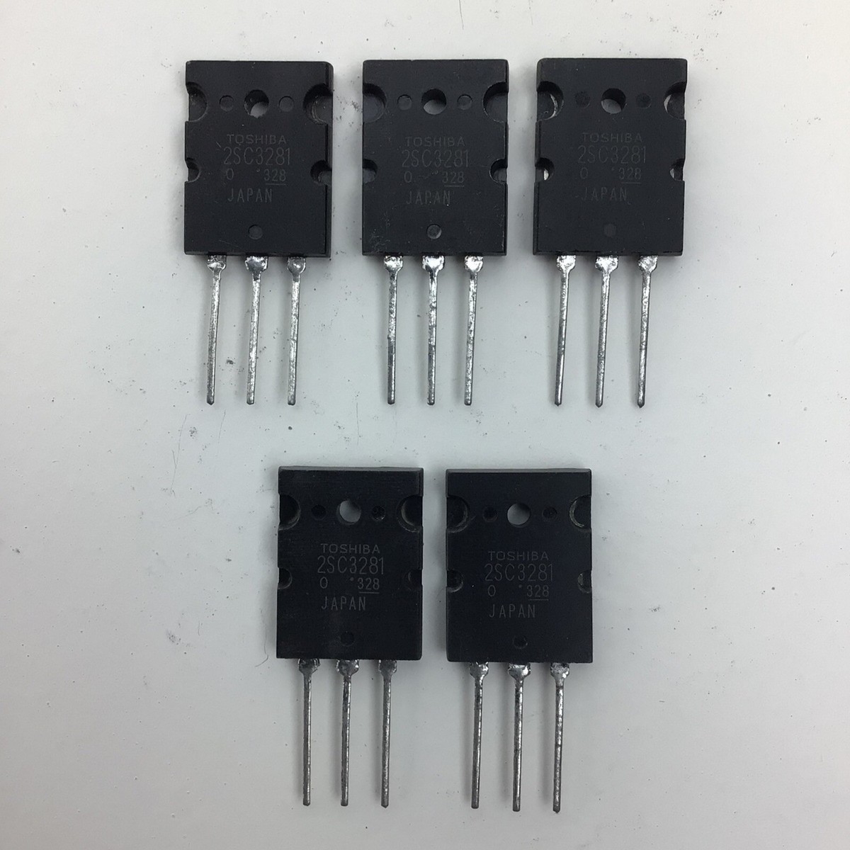 2SC3240/20個 Lot Of 5 2SC3281 Toshiba NPN Planar Silicon Transistor