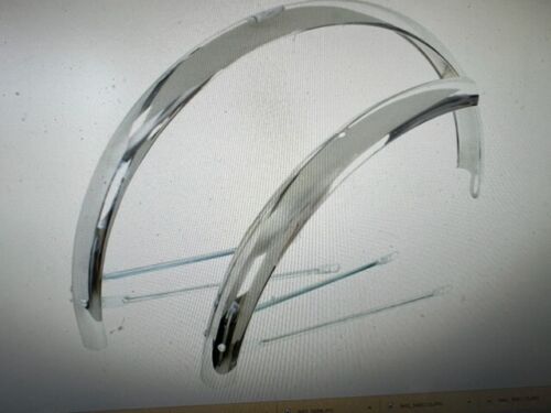 !  NOS SEALED IN BAG Wald Middleweight 952-26" Chrome Fender Set - Picture 1 of 1