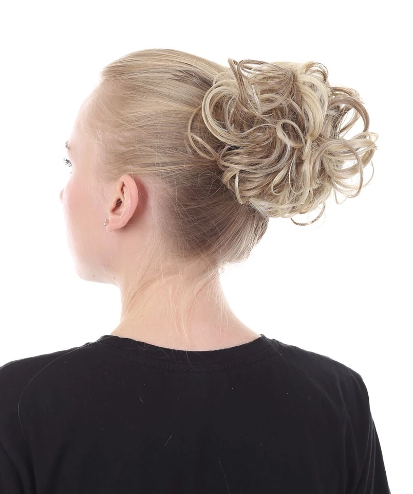 Peluca rubia rizada inspirada en Barbie - Pelo sintético Twister para mujer Foto 2 de 4