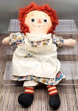 Vintage 1963 12" Raggedy Ann Doll Knickerbocker I Love You Heart