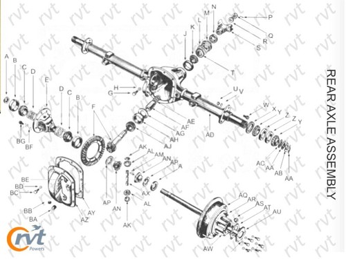 Rear Disc 9"Brake Conversion Kit fits Wllys Jeep CJ2A,CJ3A,CJ3B,M38 Kaiser - Picture 4 of 4