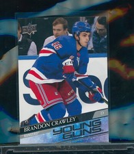 🏒 Brandon Crawley 2020-21 Upper Deck Young Guns #464 Rookie RC New York Rangers