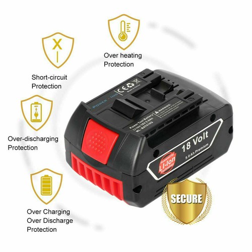 Akku für Bosch 18V 8,0AH Li-Ion BAT618 BAT609 BAT620 BAT610G GSR GSB 24618-01 - Bild 11 von 11