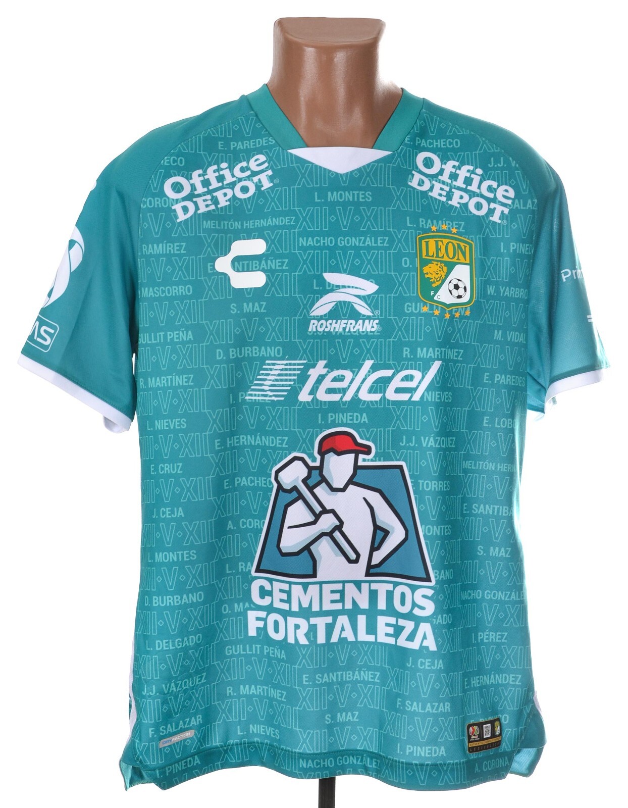 LEON MEXICO 2022 2023 HOME FOOTBALL SHIRT JERSEY CHARLY SIZE L ADULT