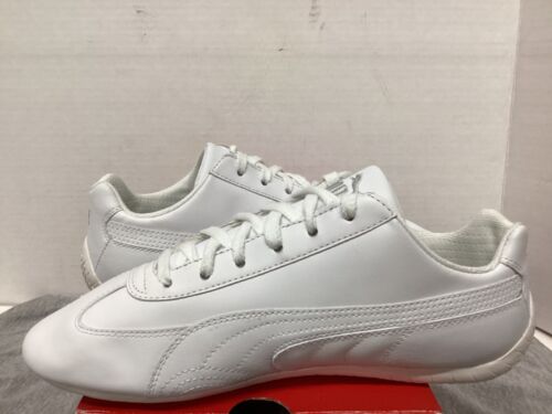 Puma Speed Cat ST US Womens shoe #300535 01 white/silver "vintage" Never Worn - Picture 4 of 19