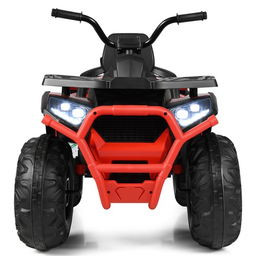 12V Kids Electric 4-Wheeler ATV Quad 2-Speed Ride On Car with LED Lights Red - Picture 6 of 7
