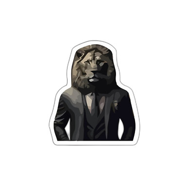 Lion Suit Sticker Decal