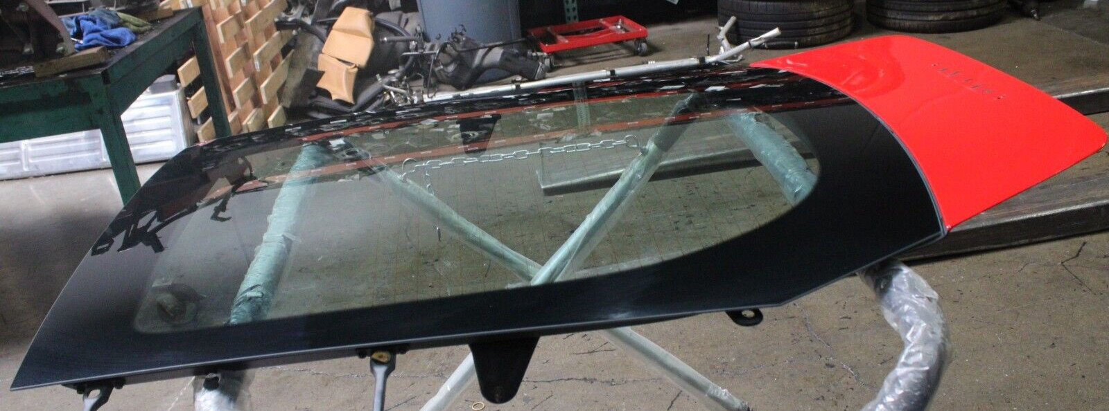 Ferrari 458 Italia, Decklid Tailgate, w/Glass, Used, P/N 81281611, 81429700