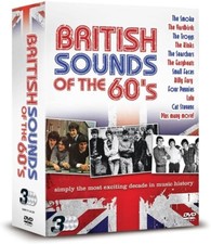 BRITISH SOUNDS OF THE SIXTIES 60's 3 DVD BOX SET UK Music Legends Collection