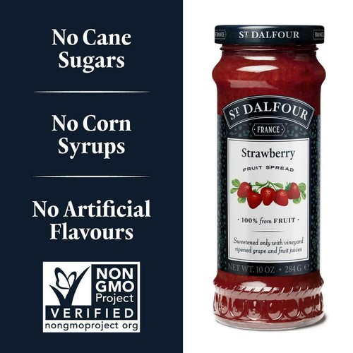 St. Dalfour Jam Bottles | Orange & Ginger, Strawberry & Mirabelle Plum - Picture 12 of 15