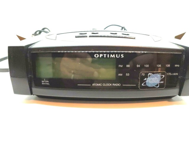 Atomic Alarm Clock Radio Shack Optimus Acr 326 Backlit Dual Am Fm Radio Working For Sale Online Ebay