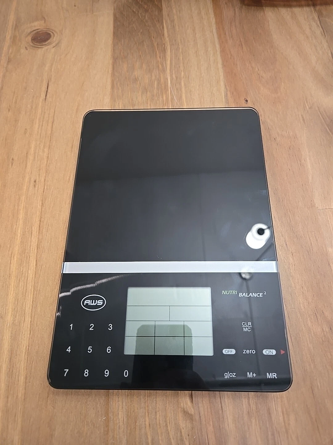 AWS Nutri Balance 2 Nutritional Kitchen Scale NB2-5000 Tested And Working
