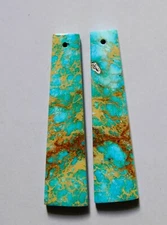 32.95 Cts Sea Sediment Drilled Cabochon Matching Pair Loose Gemstone 44.4X11.3MM