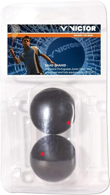 VICTOR SQUASHBALL 2 x red | Squash Ball mittel rot