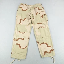 USMC Pants Large Desert Camo Trousers Buzz Off Insect Shield US Marines Corps ^