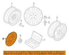 Volkswagen Oem 14-15 Passat Wheels Covers Trim-wheel Cover 561601147a8z8