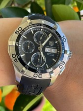 TAG HEUER CAF2010 AQUARACER 300M DIVER CHRONOGRAPH AUTOMATIC CALIBRE 16 MENS