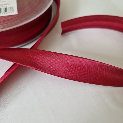 Satin Bias Binding 20mm Crafts Sewing Dressmaking By The Metre Various Colours - Picture 13 of 20