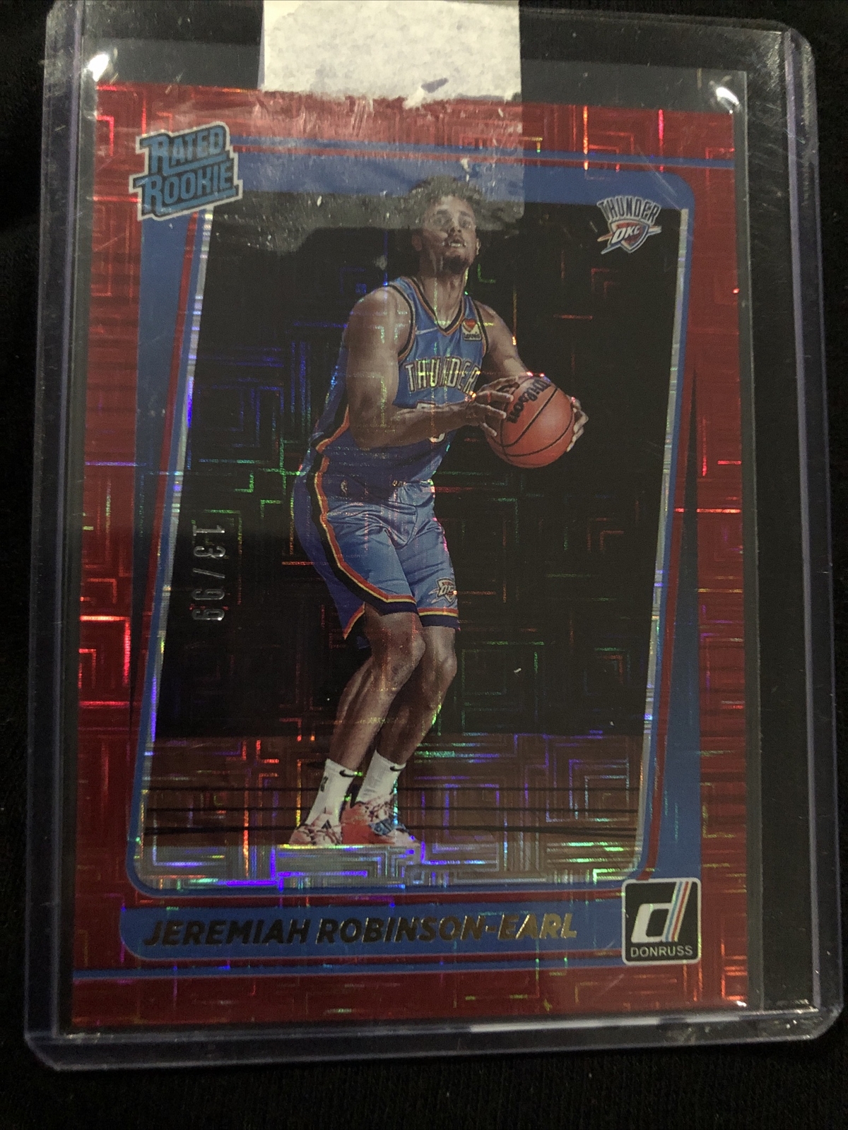 2021-22 Panini Donruss Rated Rookie Red Choice Jeremiah Robinson-Earl /99 #220